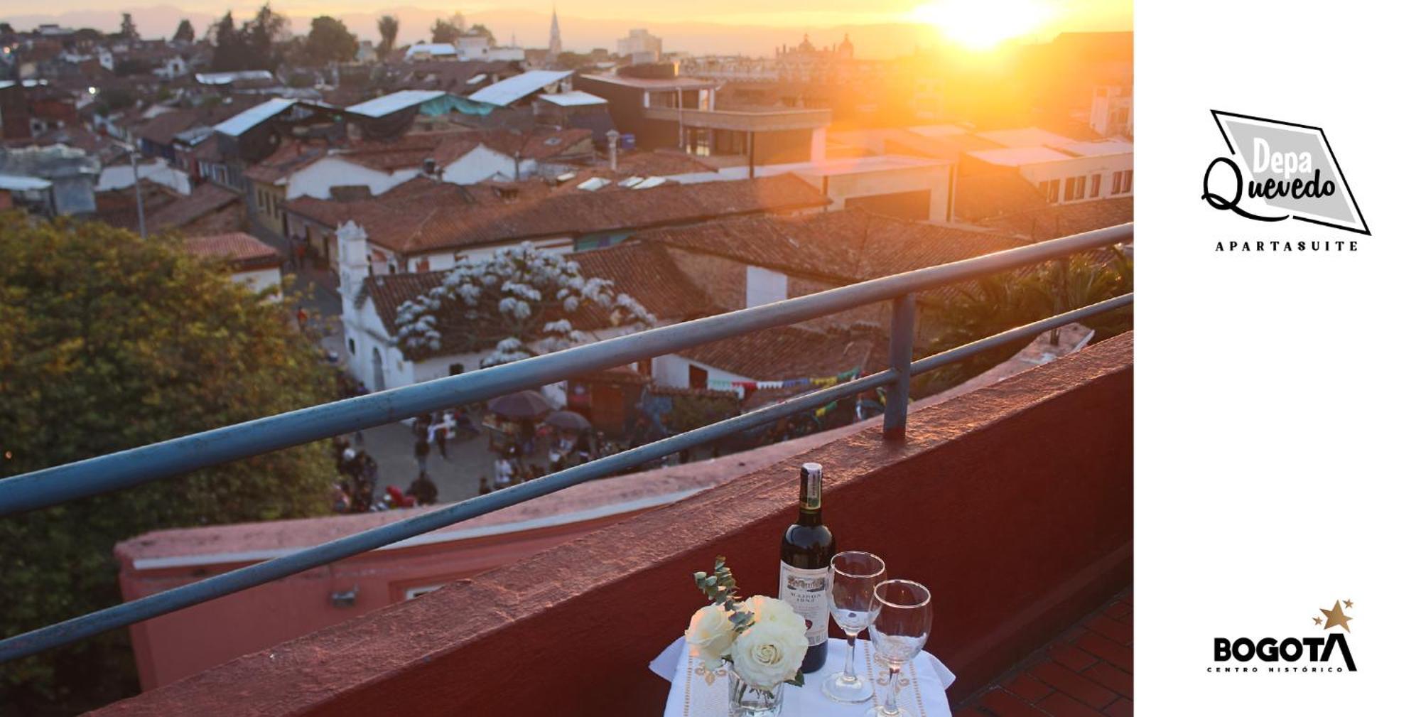 Depa Quevedo - Trendy Revamped Flat - Exceptional Spot In Bogota'S Historic Colonial Square - Candelaria Dış mekan fotoğraf