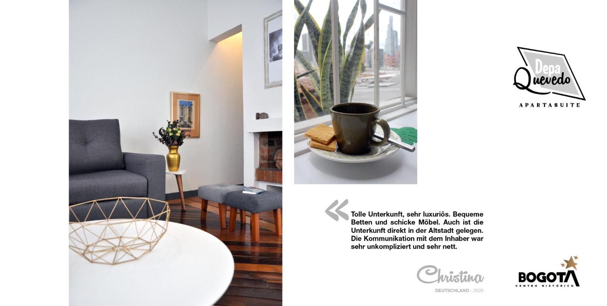 Depa Quevedo - Trendy Revamped Flat - Exceptional Spot In Bogota'S Historic Colonial Square - Candelaria Dış mekan fotoğraf