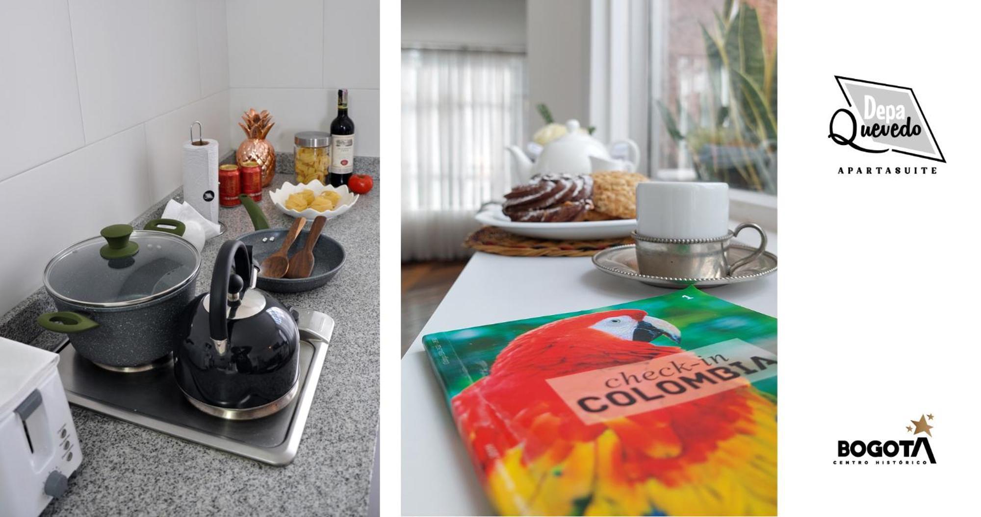 Depa Quevedo - Trendy Revamped Flat - Exceptional Spot In Bogota'S Historic Colonial Square - Candelaria Dış mekan fotoğraf