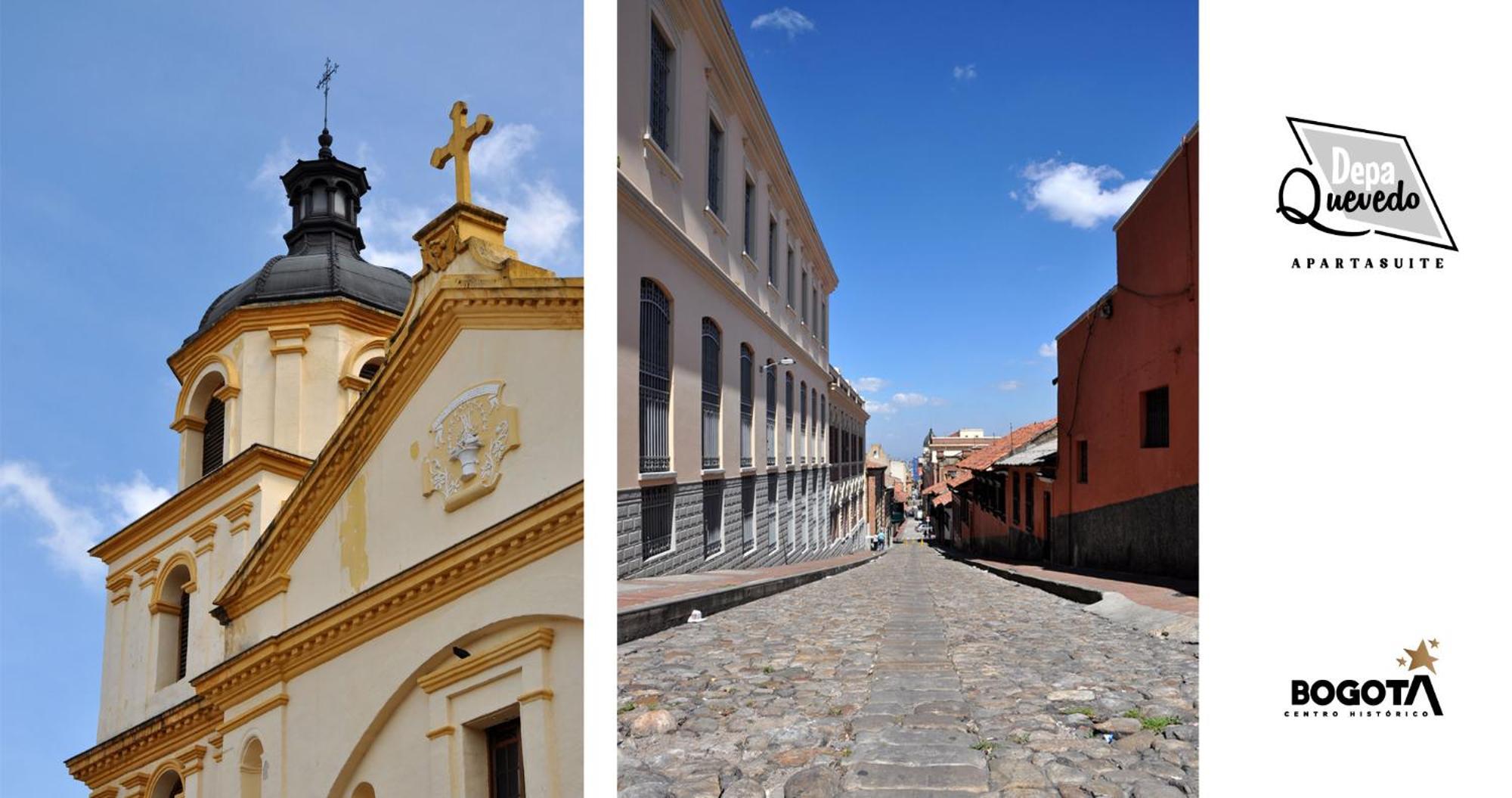 Depa Quevedo - Trendy Revamped Flat - Exceptional Spot In Bogota'S Historic Colonial Square - Candelaria Dış mekan fotoğraf