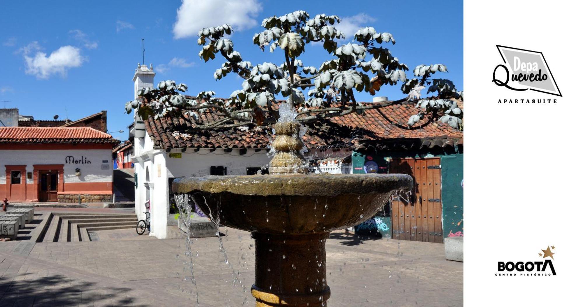 Depa Quevedo - Trendy Revamped Flat - Exceptional Spot In Bogota'S Historic Colonial Square - Candelaria Dış mekan fotoğraf