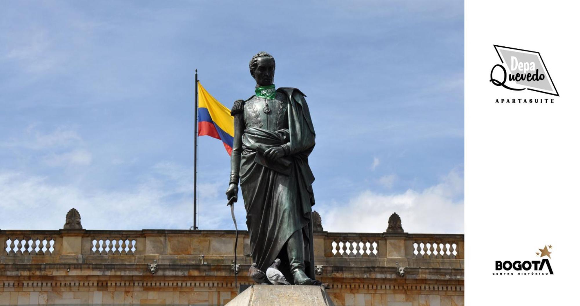 Depa Quevedo - Trendy Revamped Flat - Exceptional Spot In Bogota'S Historic Colonial Square - Candelaria Dış mekan fotoğraf