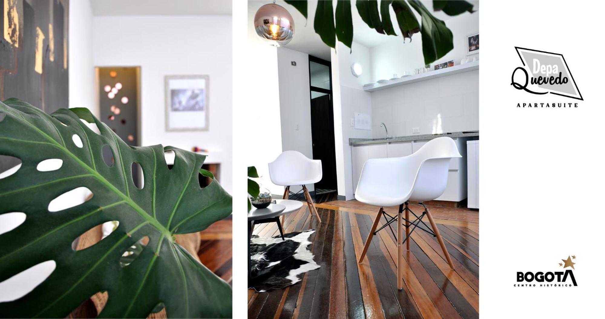 Depa Quevedo - Trendy Revamped Flat - Exceptional Spot In Bogota'S Historic Colonial Square - Candelaria Dış mekan fotoğraf